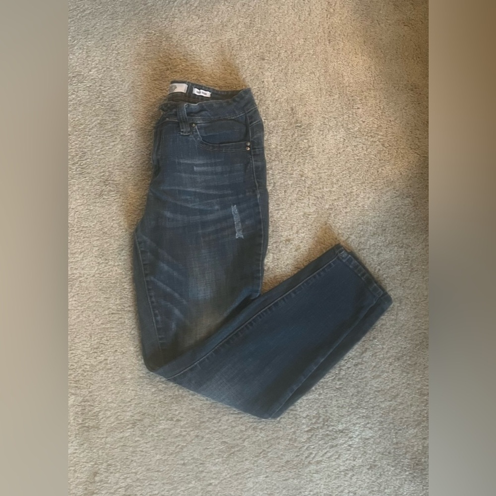 Dark Blue Denim Jeans